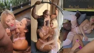 Aline faria e karen Oliver em ménage com negro dotado